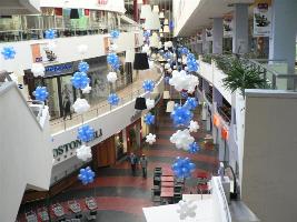 בלונים מטאליים בצבעי ישראל