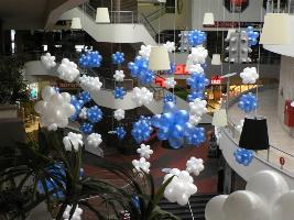 כחול ולבן - בלונים ליום העצמאות