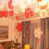 מילוי חדר בבלונים כהפתעה למסיבת יום הולדת 